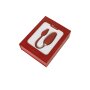 Viotec - Flora - Wearable Vibrator with App Control - Gold & Wine Red