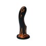 Ylva & Dite - Kajsa - Anal Dildo - Black / Orange - 18 cm