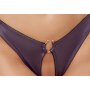 Cotelli Collection bra and briefs purple S