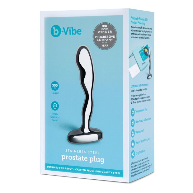 B-Vibe Edelstahl Prostata Plug 0,25 cm