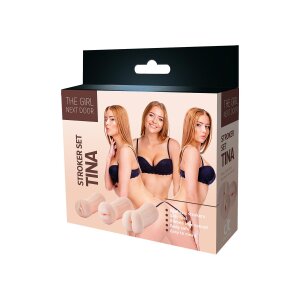 Dream Toys The Girl Next Door Tina Set with 3 masturbators