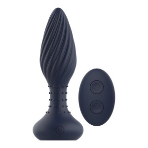 Dream Toys Startrooper Triton Vibration anal plug blue 4 cm