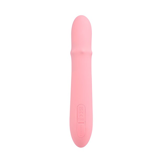 Svakom Mora Neo Interactive Thrusting Vibrator Peach Pink