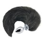 Alive Black&White Fox Tail M