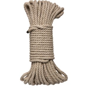Doc Johnson Bind and Tie - 6mm Hemp Bondage Rope - 50 ft...