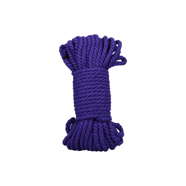 Doc Johnson Bind and Tie 6 mm Hemp Bondage Rope 50 ft - Violet