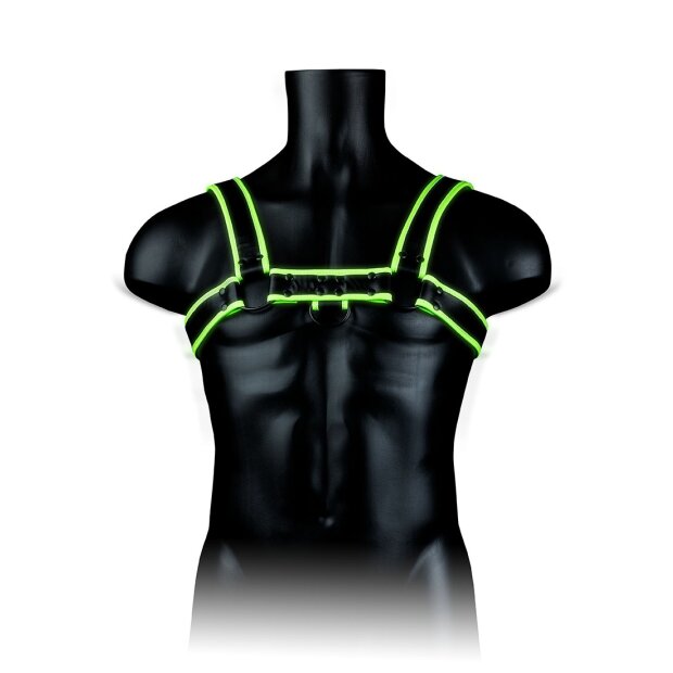 Chest Bulldog Harness Glow in the Dark S/M - L/XL