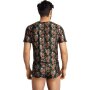 ANAIS Men Power T-Shirt Roses & Skulls schwarz S - XL