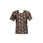 ANAIS Men Power T-Shirt Roses & Skulls schwarz S - XL