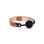 Dream Toys Elite Ball Gag Cognac Vegan Leather
