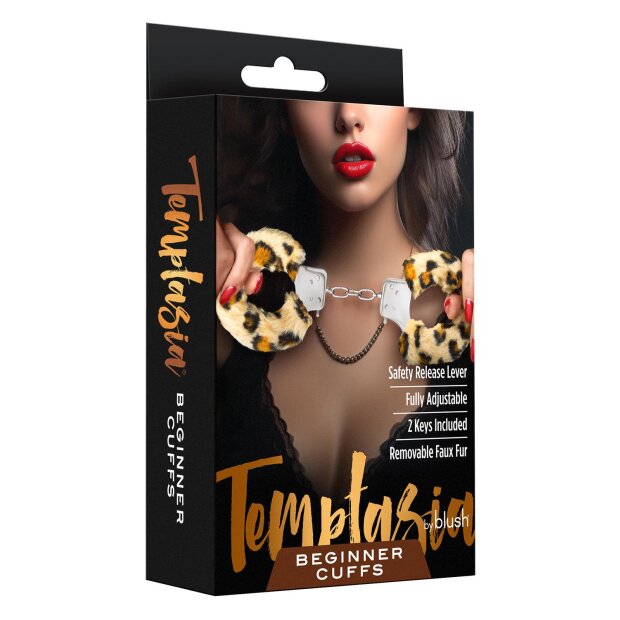 Blush Temptasia Beginner Cuffs Leopard