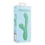 Loveline Pulse Wave and Tongue Flickering Rabbit Vibrator - Blue Grass