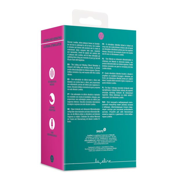 Loveline Licking and Vibrating Clitoral Stimulator - Ancient Sea