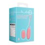 Loveline Ultra Soft Silicone Egg Vibrator with Remote Control - Pink Arabesque
