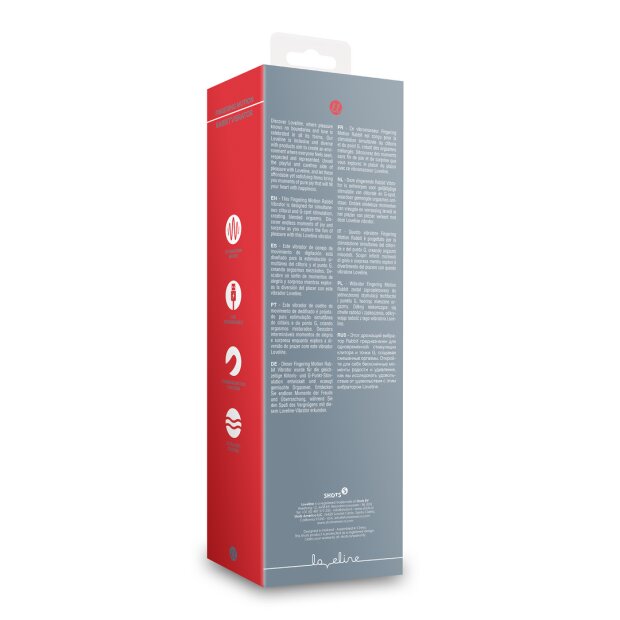 Loveline Fingering Motion Rabbit Vibrator - Weathervane Grey