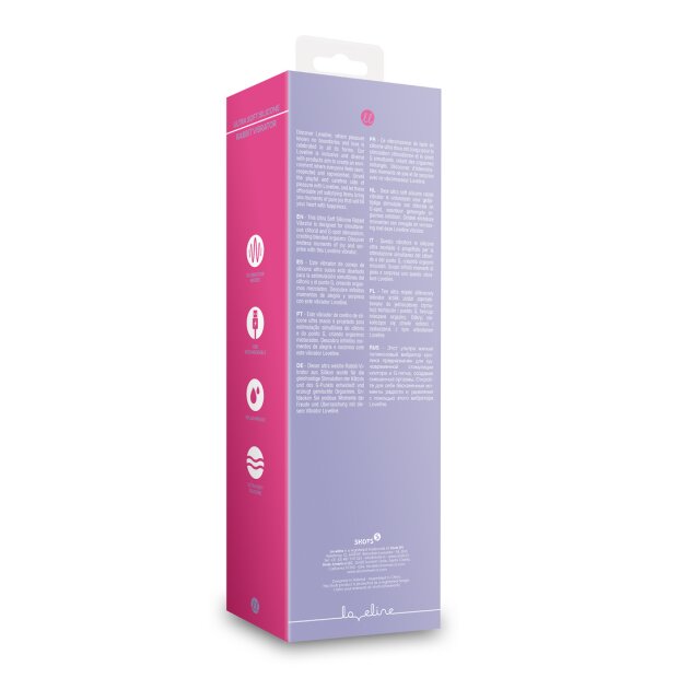 Loveline Ultra Soft Silicone Rabbit Vibrator - Exotic Fucshsia