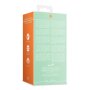 Loveline Ribbed Mini Vibrator with USB Charger - Spring Sage