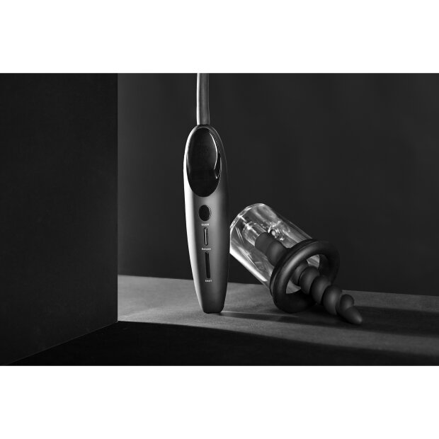 Automatic Reachargeable Rosing Pump Black
