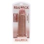 RealRock Extra Thick Straight without Balls 10 / 25,4 cm - Tan