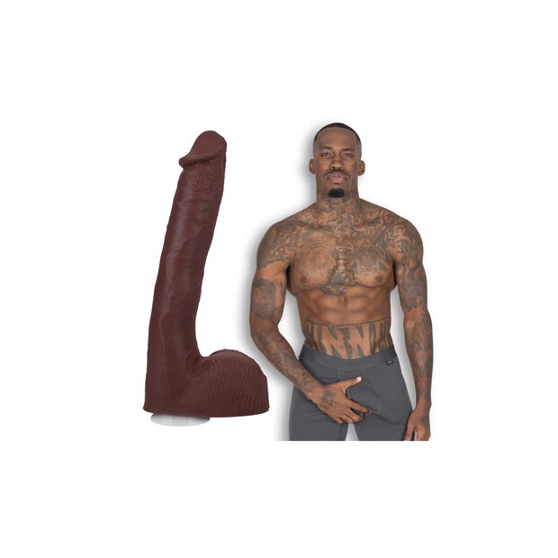 Doc Johnson Pressure Realistic ULTRASKYN Dildo 10 / 25 cm Chocolate