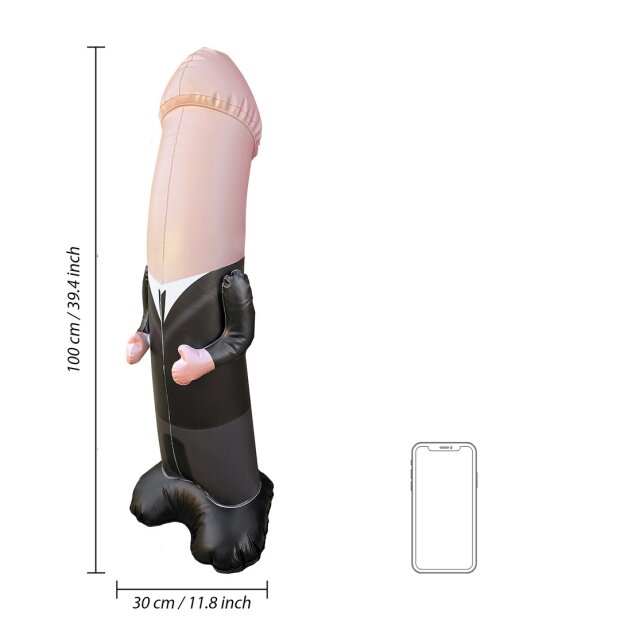 S-Line Groom gonflable - Pénis clair
