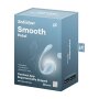 Satisfyer Smooth Petal Connect App - Vibromasseur portable pour couple - Bleu clair