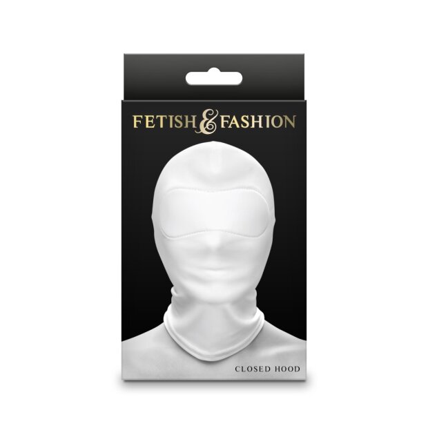 NS Novelties Fetish & Fashion - Closed Hood - White - Alternate Package