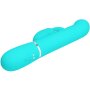 Pretty Love - Coale Rabbit Vibrator Pearls Aqua Green