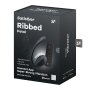 Satisfyer Ribbed Petal Connect AppPortable Vibrator for Couples - Black