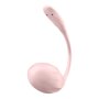Satisfyer Ribbed Petal Connect App - Portable Vibrator for Couples Pink