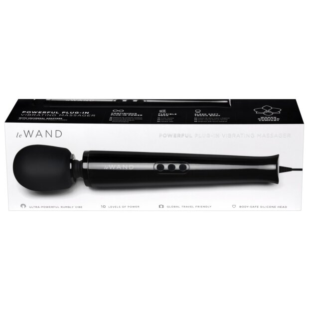 Le Wand Massager Plugin Black