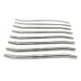 Kiotos Steel Doppelseitiger Kurven-Dilatator 8-teiliges Set