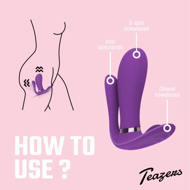 Teazers Vibrateur violet