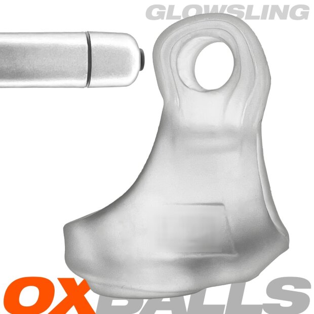 Oxballs GLOWSLING LED Cocksling Clear Ice