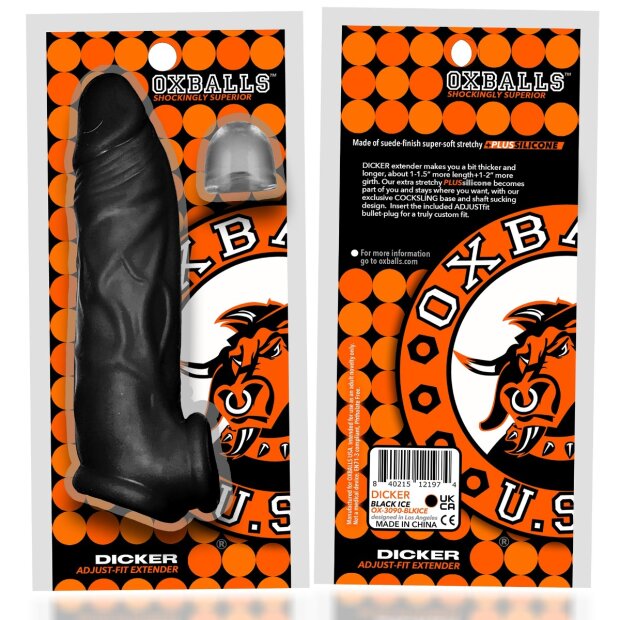Oxballs DICKER Ultra-Slim Cocksheath Black Ice