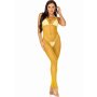 Leg Avenue Knöchellanges Netzkleid One Size Gelb