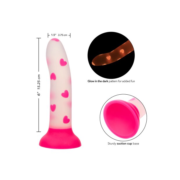 CalExotics Glow In The Dark Stick Heart Glow in the dark