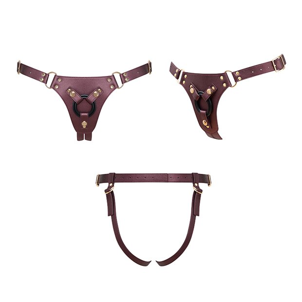 Strap-on-me - Generous harness Purple
