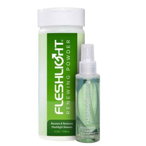 Fleshlight Renewing Powder & Fleshwash Set