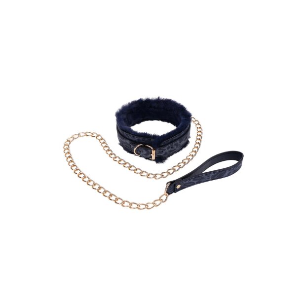 Collier en Fourrure Cougar & Leash Sportsheets