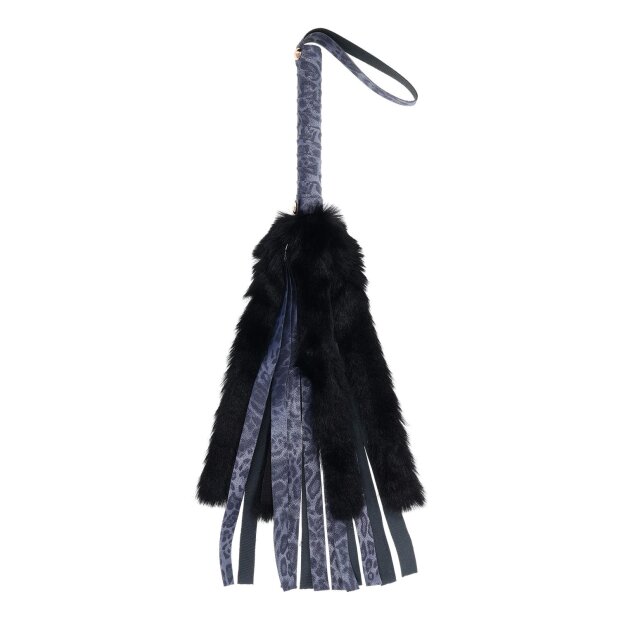 Sportsheets Cougar Kunstpelz Flogger marine-blau