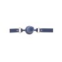 Bâillon Boule Pénis en Silicone Bleu