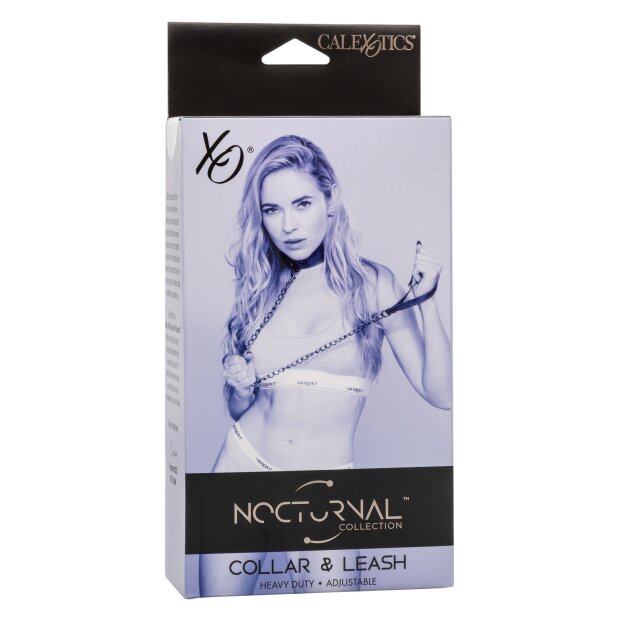 CalExotics Nocturnal Collection Collier et Laisse Noir