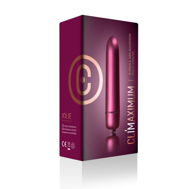 Rocks-Off Vibrator Climaximum Jolie Burgundy - Lila