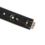 Liebe Seele wrist cuffs vegan leather  Black