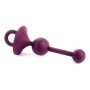 Rends LEmbellir Anal Plug Series Double Pearl 12,5 cm Violet