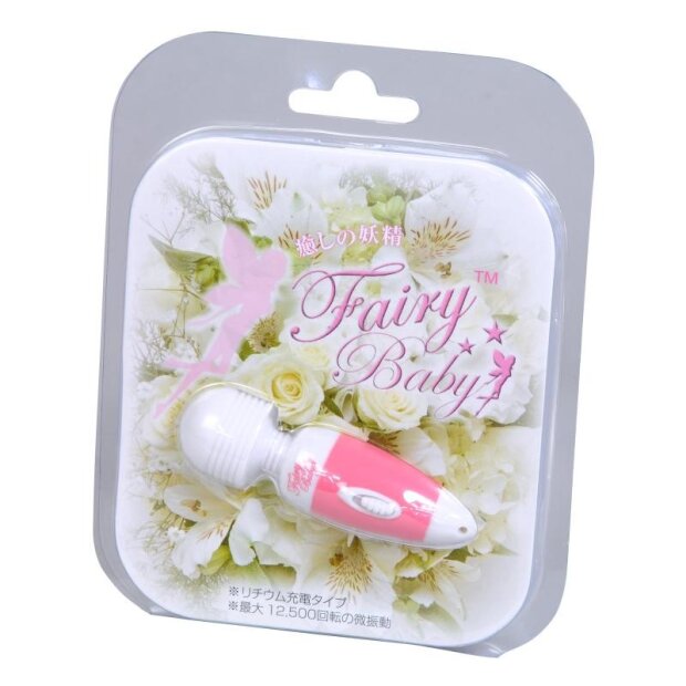 Fairy Baby Mini-Vibrator White/Pink 6.99 cm