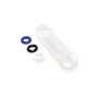 Size-Up Clear View Textured Penis Extender with Ball Loop
