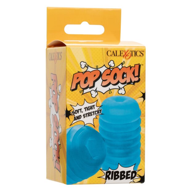 CalExotics Pop Sock Ribbed Blue