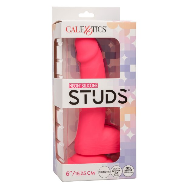 CalExotics Neon Silicone Studs Pink 15,25 cm